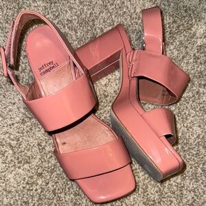 Jeffrey Campbell Blush Pink Platform Heels